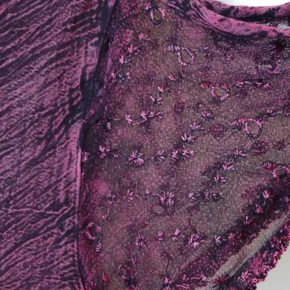 🌺Boho Short Sleeve Tunic S/M - Picture 9 of 10